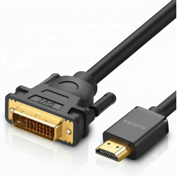 Видео-кабель-адаптер | HDMI на DVI-D | UGREEN HD106 | 1.5 метра